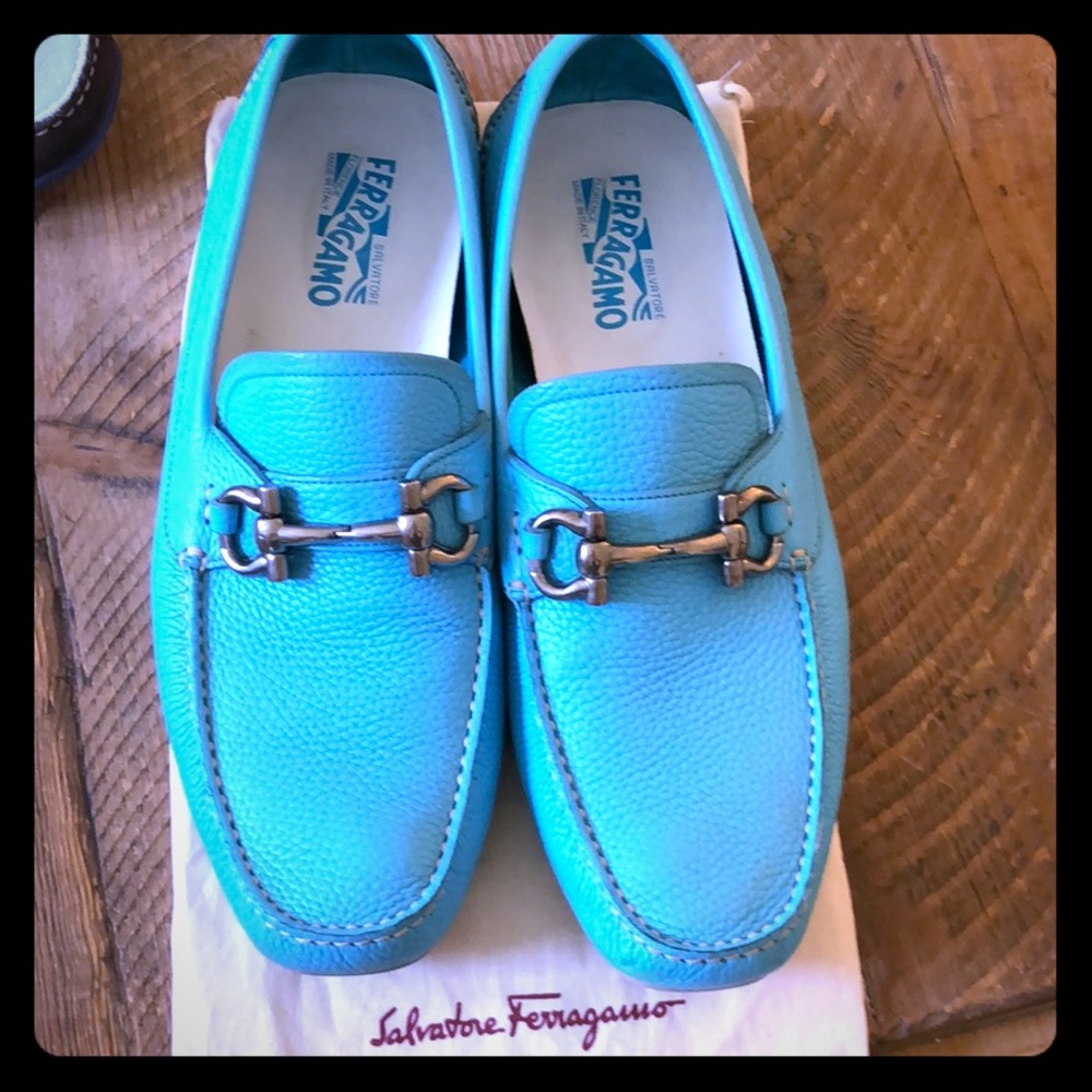 Salvatore Ferragamo Parigi Leather Drivers